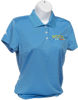 Picture of Women's Adidas Performance Coast Blue Basic Polo with PA, GA or South GA logo
