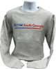 Picture of SPORT- TEK Athletic Gray Crewneck Sweatshirt with PA, GA or South GA Logo