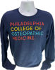 Picture of PCOM Russell Athletic Essential Navy Long Sleeve T-Shirt with PA, GA or South GA logo