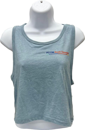 Picture of Women's PCOM Next Level Festival Cropped Tank with PA, GA or South GA logo