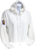 Picture of Women's PCOM Laguna Sueded Raw Edge Crop Hoodie with either PA, GA or South Ga logo embroidered on right arm.