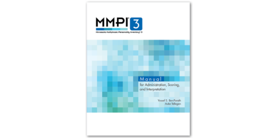 Picture of Minnesota Multiphasic Personality Inventory-3 (MMPI-3) Manual for Administration, Scoring , and Interpretation. Pearson Code: A103000194091