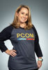 Picture of 3/4 Raglan Sleeve PCOM T-shirt with PA, GA and SGA logo
