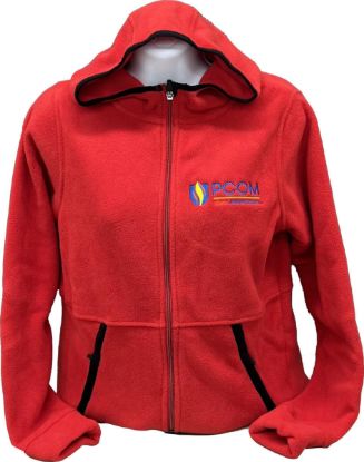 Picture of PCOM 125th Anniversary Ladies Augusta Sportswear Scarlet Polar Fleece with PCOM 125th Logo Embroidered Left Front Chest