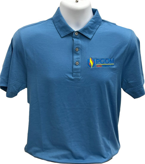 Picture of PCOM 125th Anniversary Stretch Jersey Polo with PCOM 125th Logo embroidered