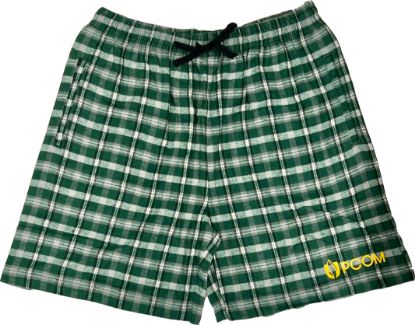 Picture of  Pennant - PCOM Flannel short with PA, GA and SGA logo 