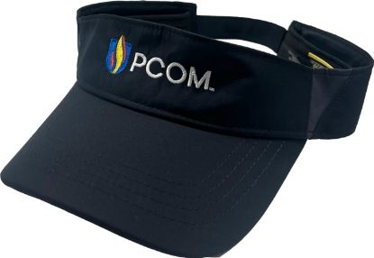 Picture of PCOM PA Embroidered CORE365 Adult Drive Performance Visor  with Hook and loop adjustable back closure