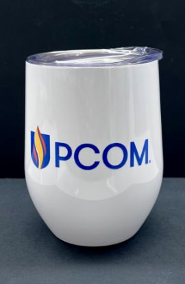 Picture of PCOM  12 oz .White Stainless Steel Stemless Wine Tumbler