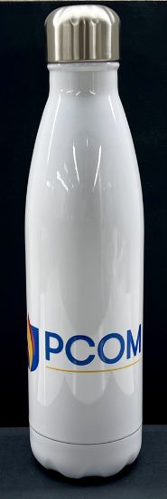 Picture of PCOM 17 oz. White Stainless Steel Water Bottle with Cap