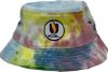 Size Large Tie-Dyed Bucket Hat Rainbow