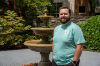 male wearing Chalky Mint-Comfort Color T-shirt