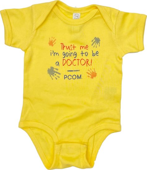 YELLOW infant onesie