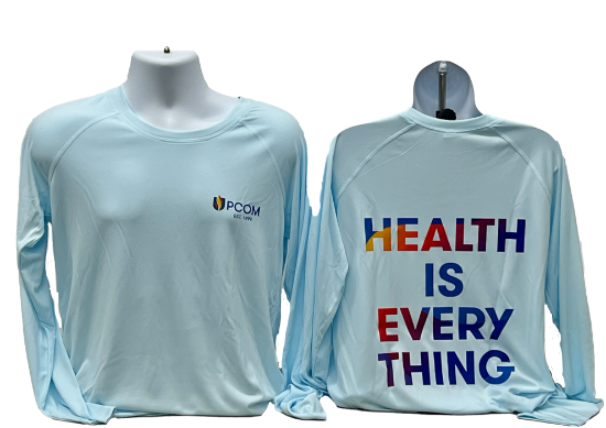 Women's and Mens Vapor Solar Long Sleeve Arctic Blue T Shirt